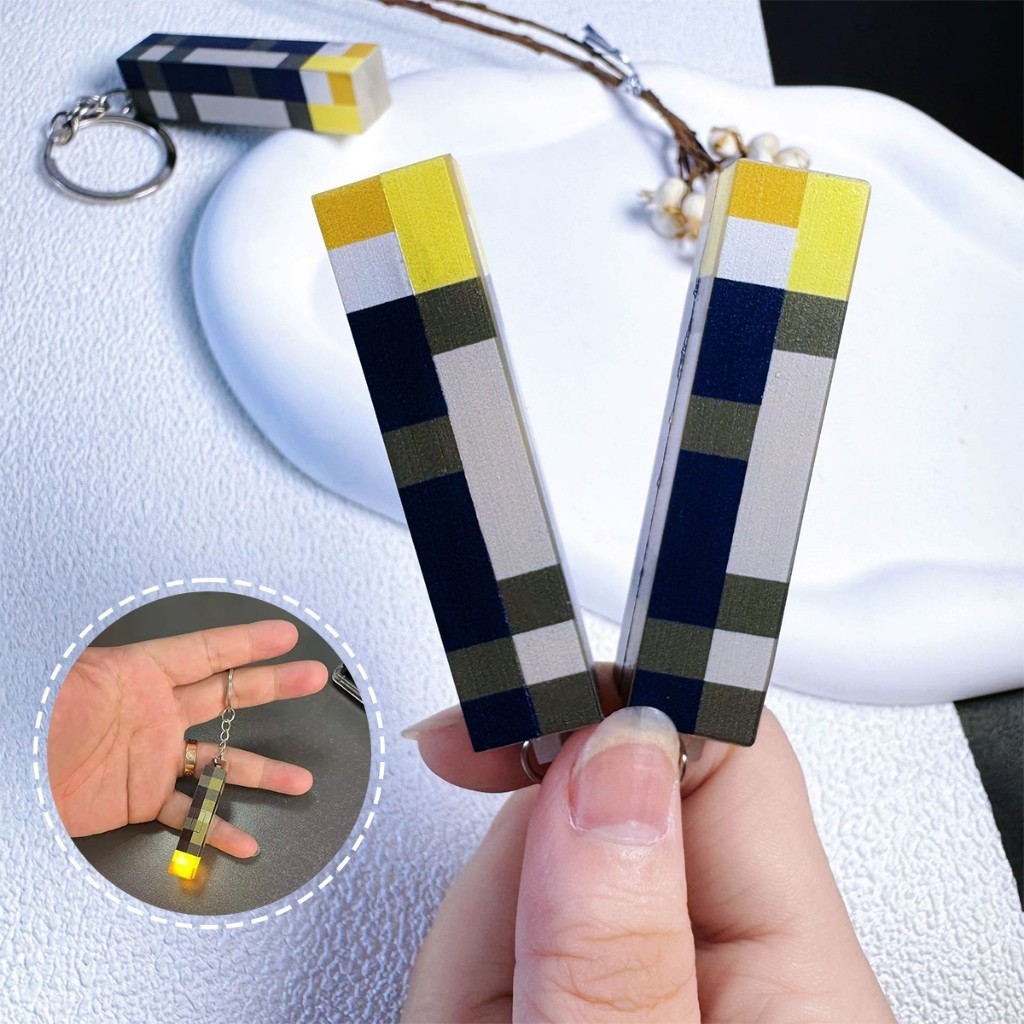 พวงกุญแจจี้ไฟฉายจิ๋ว LED ของขวัญ ของเล่นสําหรับเด็ก ขนาดพกพา - รูปที่ 4