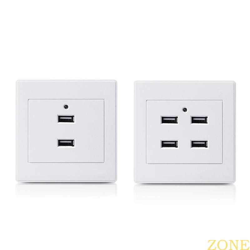 ZONG Charger Power Adapter Plug Outlet สําหรับ Home Office ใช้ USB Charger Port Adapter