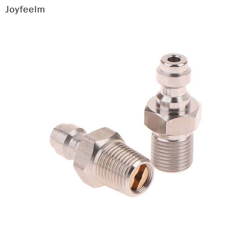 YFE ชายเชื่อมต่อ 8 มม.ชายด้าย Quick Connect วาล์ว PCP บรรจุวาล์ว M10x1 1/8NPT 1/8BSPP สําหรับปั๊มแรงดันสูง N
