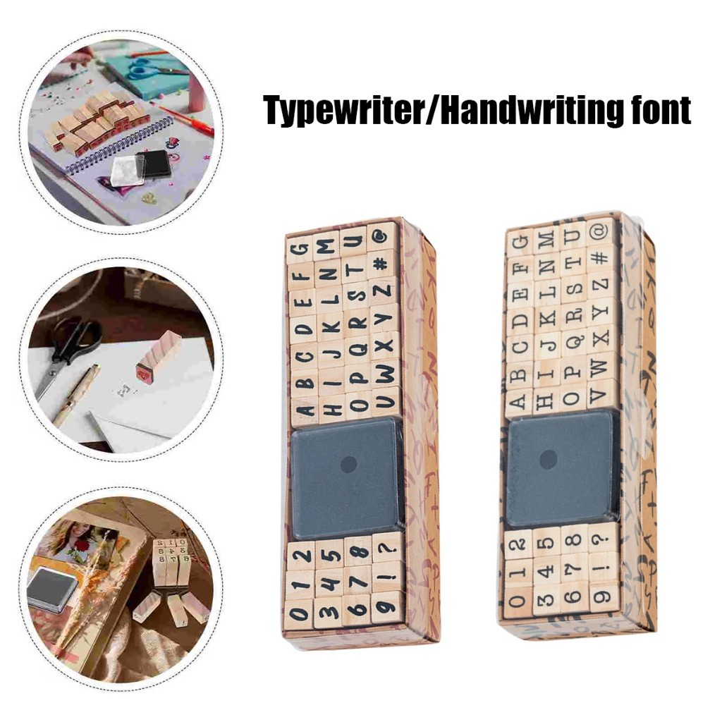 ตัวปั๊มตัวอักษรขนาด10*35MMต่อลูก ตัวปั๊มไม้ A-Z 40ตัว DIY ตัวปั้มไดอารี่ - รูปที่ 2