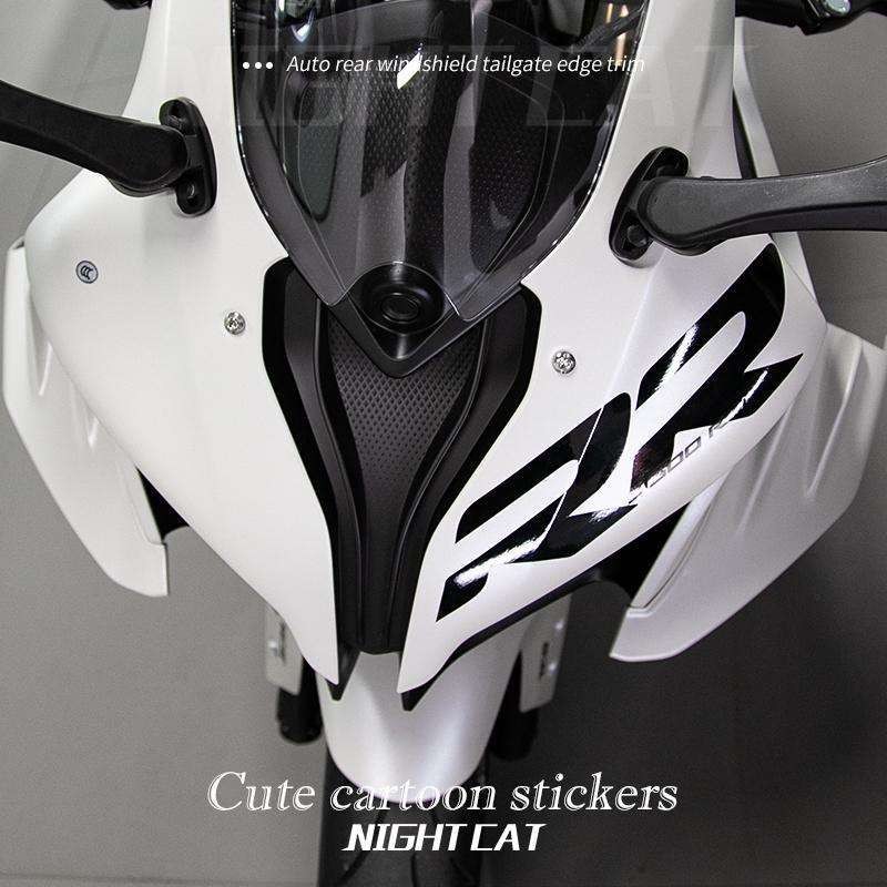 สติกเกอร์แต่งหน้ารถ Qianjiang Saishuang R สำหรับ BMW Kaiyue Spring Wind RR Wuji Kawasaki ใหม่ ดีไซน์เท่