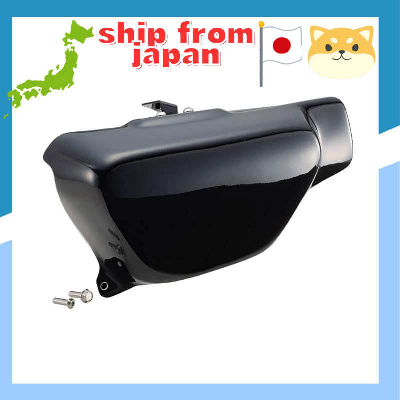 Kijima Motorcycle Parts Side Cover Black Gel Coat for Monkey 125 ('18-/JB02/JB03) 208-0411
