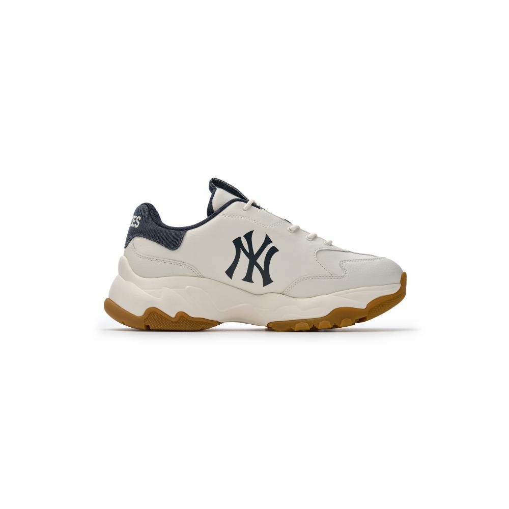 MLB รองเท้าผ้าใบ ยูนิเซ็กส์ Unisex Bigball Chunky Denim Window รุ่น 3ASHD045N 50NYS สีน้ำเงิน