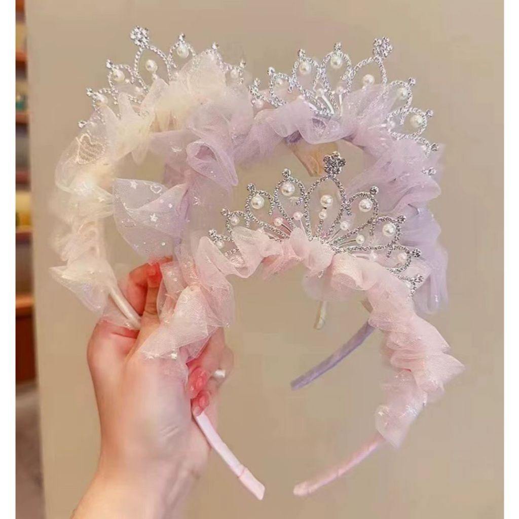 GIRL KIDS PRINCESS CROWN HAIRBAND MARRAGE FLOWER GIRL PRINCESS CROWN
