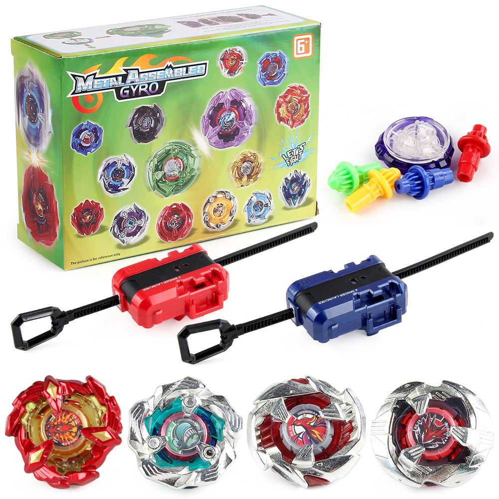 BX168-A31 4PCS BX-23/36/38/39 BX Series Spinning Tops พร้อม Launcher ของเล่น