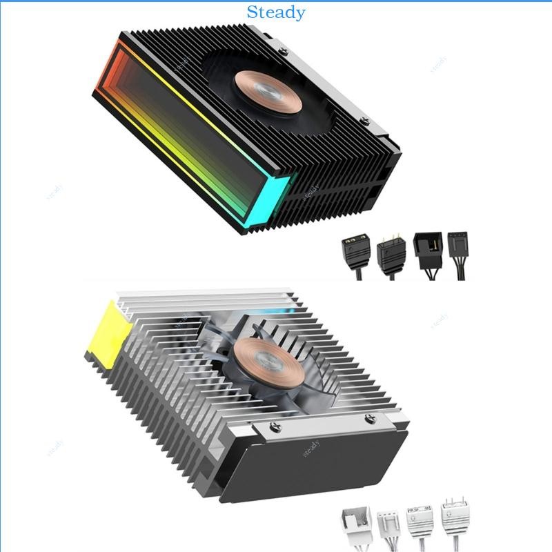 M.2 SSD Heatsink Coolers ARGB Hard Disk Heat Sink SSD Radiator Coolers Aluminum