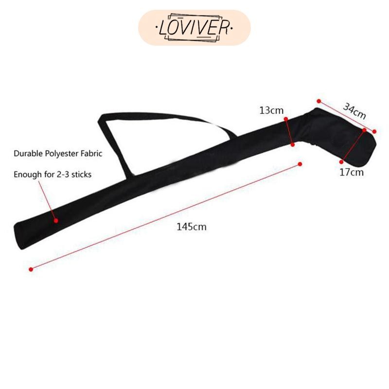 Hockey Sticks กระเป๋าอุปกรณ์น้ําหนักเบา Ice Hockey Skate Hockey Goalie กระเป๋าถือสูงสุด 6 สีดําอุปกรณ์เสริมไหล่ผู้หญิง - รูปที่ 4