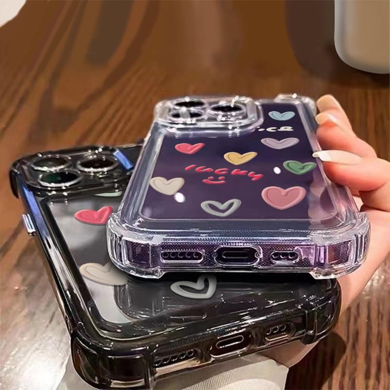 เคสโทรศัพท์, การออกแบบความรักที่สวยงามและน่ารัก, เข้ากันได้กับ iPhone 15, 14, 13, 12, 11, 16 Pro Max ทำจากซิลิโคน TPU - รูปที่ 7