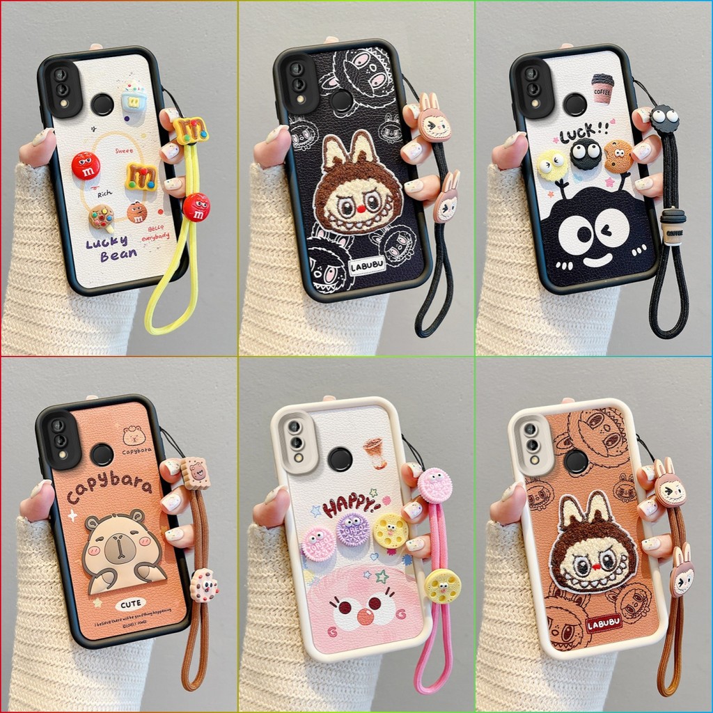 เคส HUAWEI Y9 2019 น่ารักหนัง 3D ตุ๊กตาซิลิโคนอ่อนนุ่มเคสโทรศัพท์ BBPW2 ราคา ถูกที่สุด ดีลบีเคเค