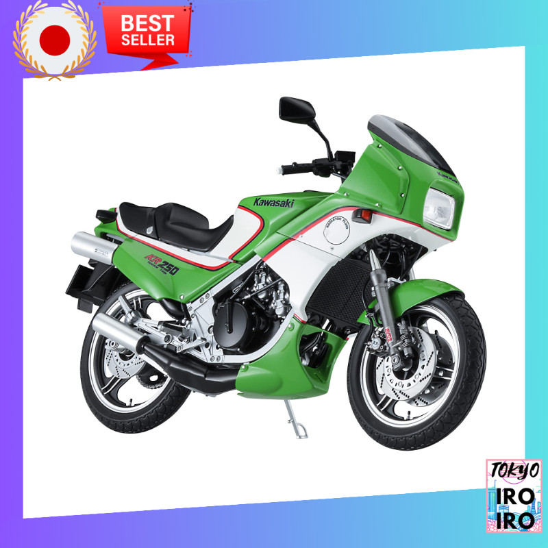 ฮะเซงาวะ 1/12 ชุดโมเดลจักรยานยนต์ Kawasaki KR250 (KR250A) รุ่นพลาสติก BK12[Japanese Diecast]