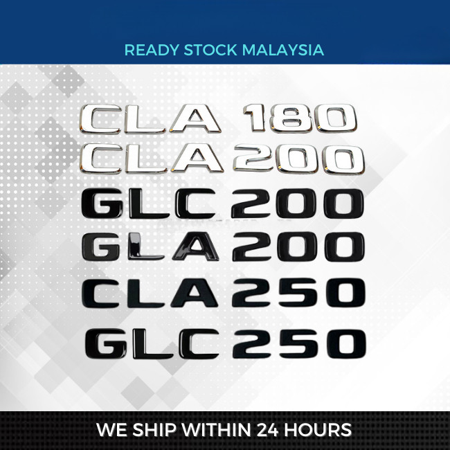 Mercedes Benz CLA180 CLA200 CLA250 GLA200 GLA250 GLC200 GLC250 โลโก้สัญลักษณ์หลัง