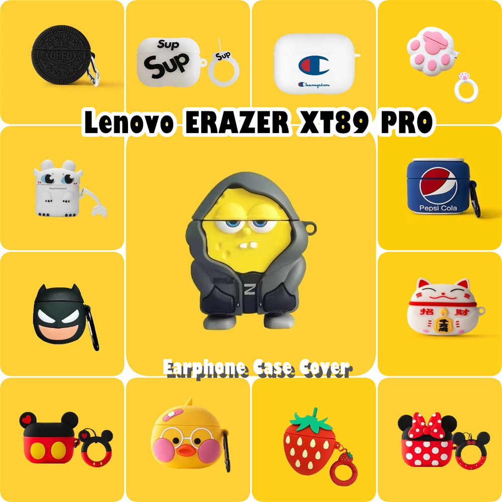 【Case Home】นําไปใช้กับ Lenovo ERAZER XT89 PRO เคส Case เคสหูฟัง ซีรีส์การ์ตูนอินเทรนด์ ซิลิโคนนุ่ม เ
