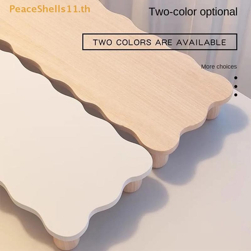 PeaceShells Monitor Stand Riser, Desktop Storage Organizer ชั้นวางพร้อมฐานแล็ปท็อป TH - รูปที่ 5
