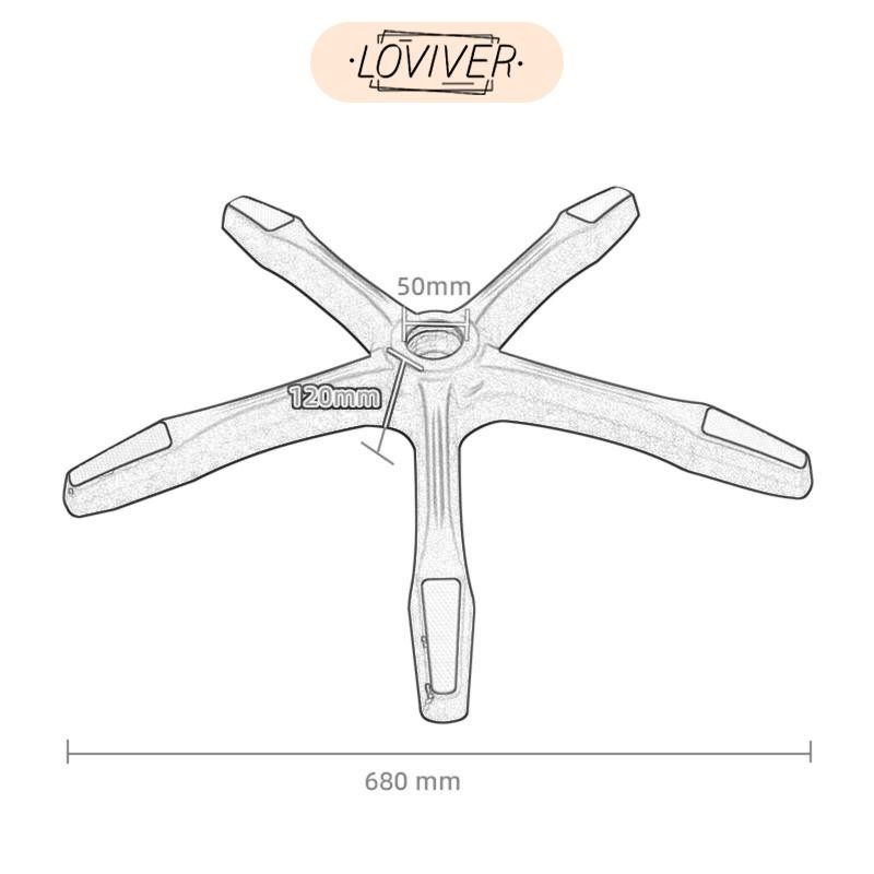 LOVIVER โต๊ะเก้าอี้ฐานเปลี่ยนกับเสริมขาเก้าอี้ส่วนด้านล่างสําหรับเก้าอี้ส่วนใหญ่ - รูปที่ 7