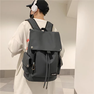 Pearsbags กระเป๋าสะพายคู่ แผนกวัน ins ผู้ชาย ความจุขนาดใหญ่ สันทนาการ กระเป๋าเดินทาง วิทยาลัย นักเรียน กระเป๋านักเรียน