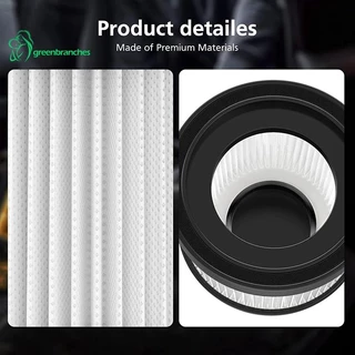 Super 2 ชิ้นเปลี่ยนกรองสูญญากาศสําหรับ DCV501HB 20V เครื่องดูดฝุ่นมือถือไร้สาย, พร้อมปะเก็นสีดํา, ส่วน DCV5011H