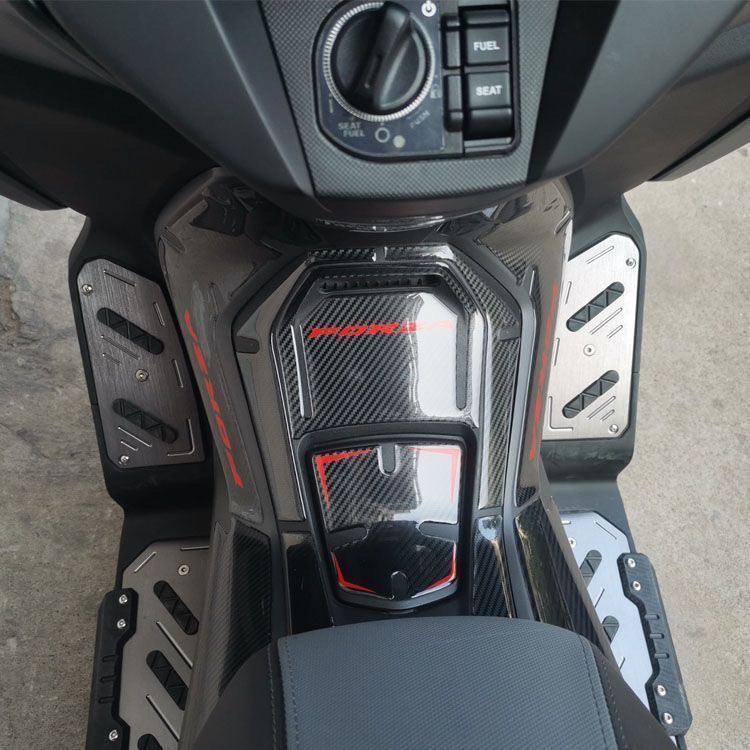 ฟิล์มป้องกันพื้นผิวคาร์บอนไฟเบอร์สำหรับถังน้ำมัน Honda NSS FORZA350 สติ๊กเกอร์กันรอย - รูปที่ 4
