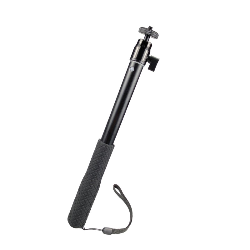 Niki Rotatable Head Selfie Stick ปรับความยาวได้มือถือ Selfie Stabiliser สําหรับกล้องกีฬาสมาร์ทโฟน Vl