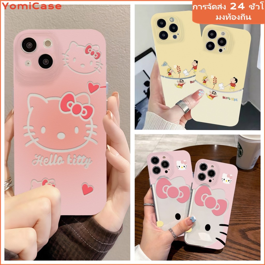 กรณีสีโปร่งใสชินชิน KT เคสมือถือ Case Samsung Galaxy A03 A02s A04 A05 A10s A11 A12 A13 A14 A15 M12 A20 A30 A25 A33 A50