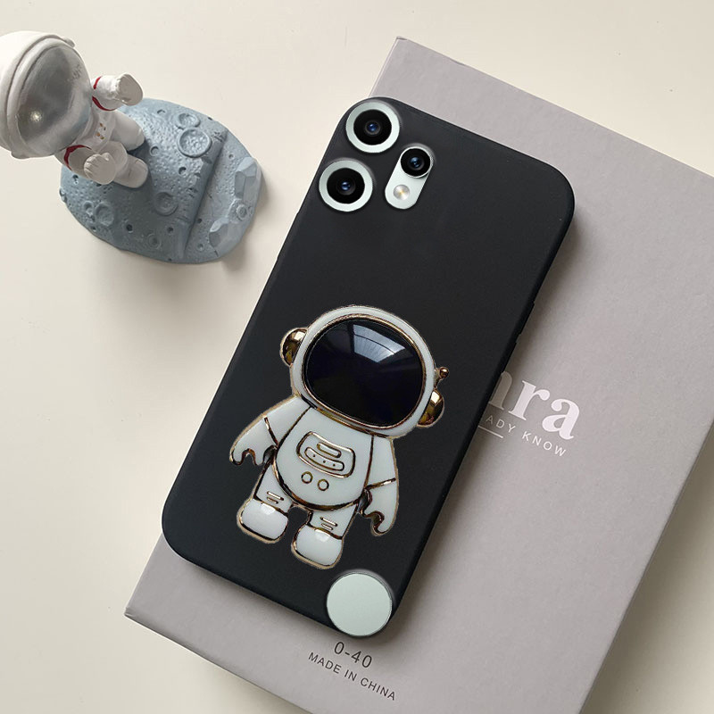 เคสโทรศัพท์สําหรับ NothingPhone CMF โทรศัพท์ 2 Pro ฝาหลังแฟชั่นการ์ตูนนักบินอวกาศ Kickstand กันฝุ่นไ