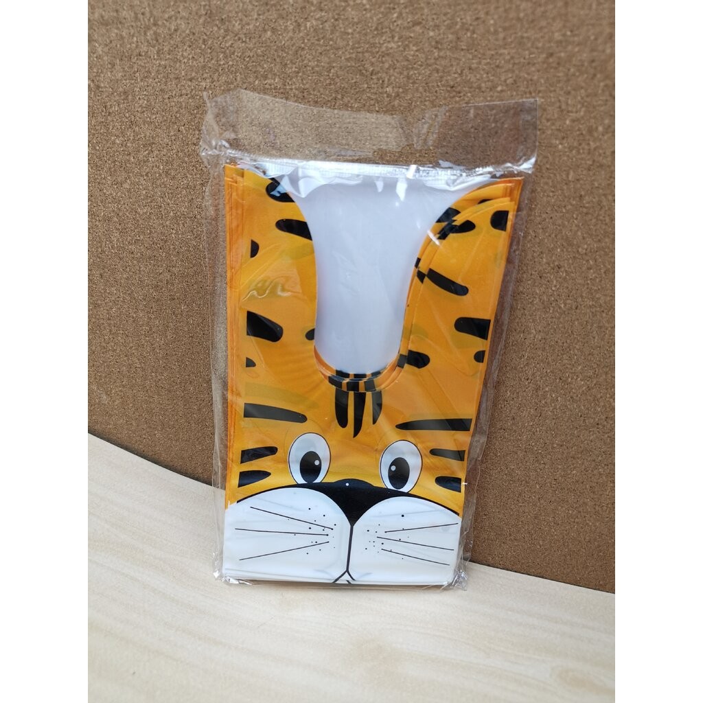 ✅🇹🇭1/3 ถุงหูกระต่าย เล็ก 9.5*17.5+5.5cm. 50ใบ/แพ๊ค พลาสติก แพ๊คเกจ ใส่ขนม ของขวัญ เจริญ12 - รูปที่ 3