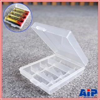 1อัน กล่องพลาสติกเก็บถ่าน AA กับ AAA 4ก้อน กล่องใส่ถ่าน กล่องเก็บถ่าน2A 3A เอไอ-ไพศาล
