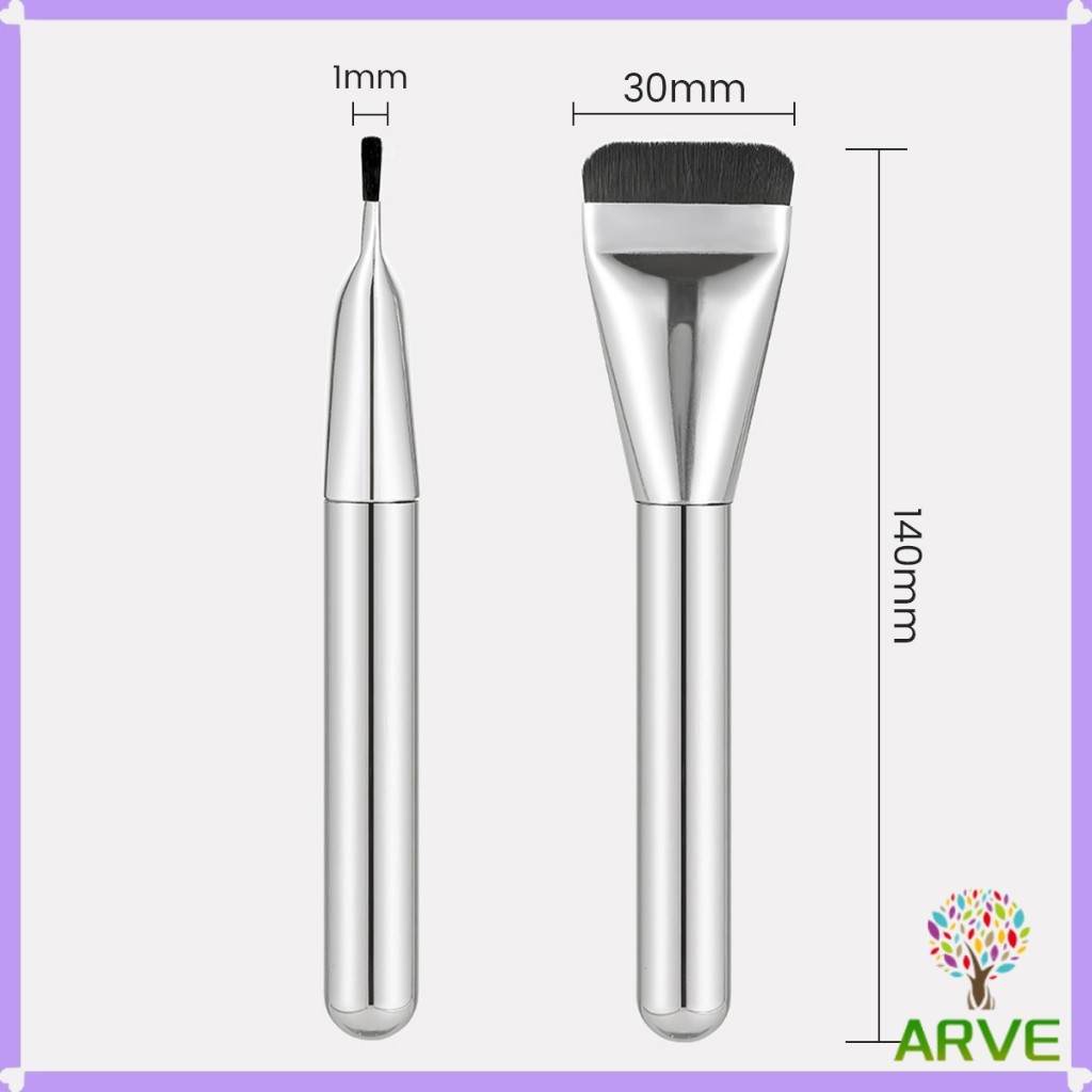 ARVE แปรงรองพื้น หัวแบน แปรงเกลี่ยบีบีครีม หัวแปรงบาง ขนแปรงนุ่ม ไม่ทิ้งรอย สําหรับแต่งหน้า Foundation brush - รูปที่ 6