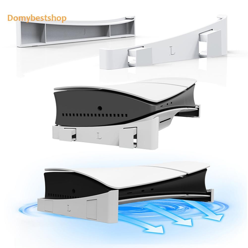ขาตั้งแนวนอนพร้อมอุปกรณ์เสริมฐานขาตั้งด้านข้าง Mads กันลื่น Host Rack Storage Holder สําหรับ PS5 Slim Disc & Digital Edition [Domybestshop.th]