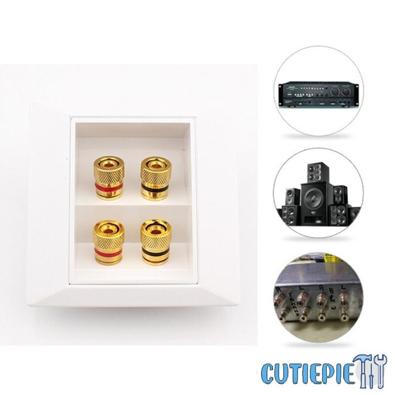LEONTOOL 20 Pcs 4MM Banana Plugs Audio Speaker Wire Cable Connector