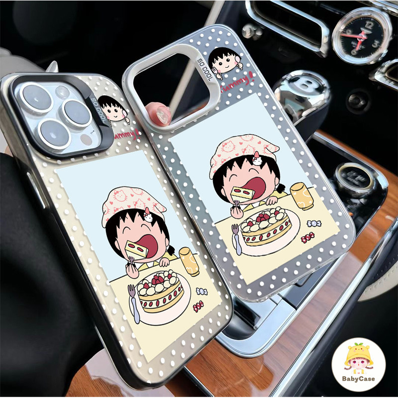 เคสไอโฟน 11 สำหรับ iPhone 16 13 15 11 14 12 Pro Max XR 7Plus X XS Max 16 7 8 15 14 Plus SE 2020 ปกเชอร์รี่น่ารักน่ารัก
