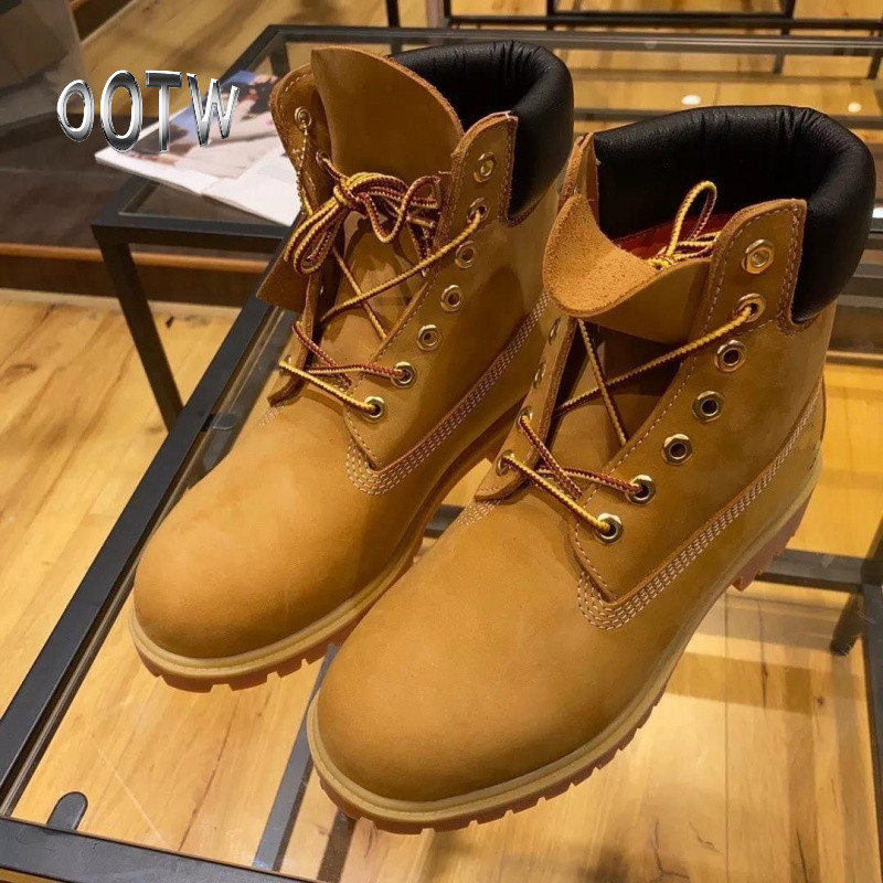 Martin Boots High-Top Mens Womens Shoes Classic Winter Trendy Waterproof Heightening Wear-Resistant 