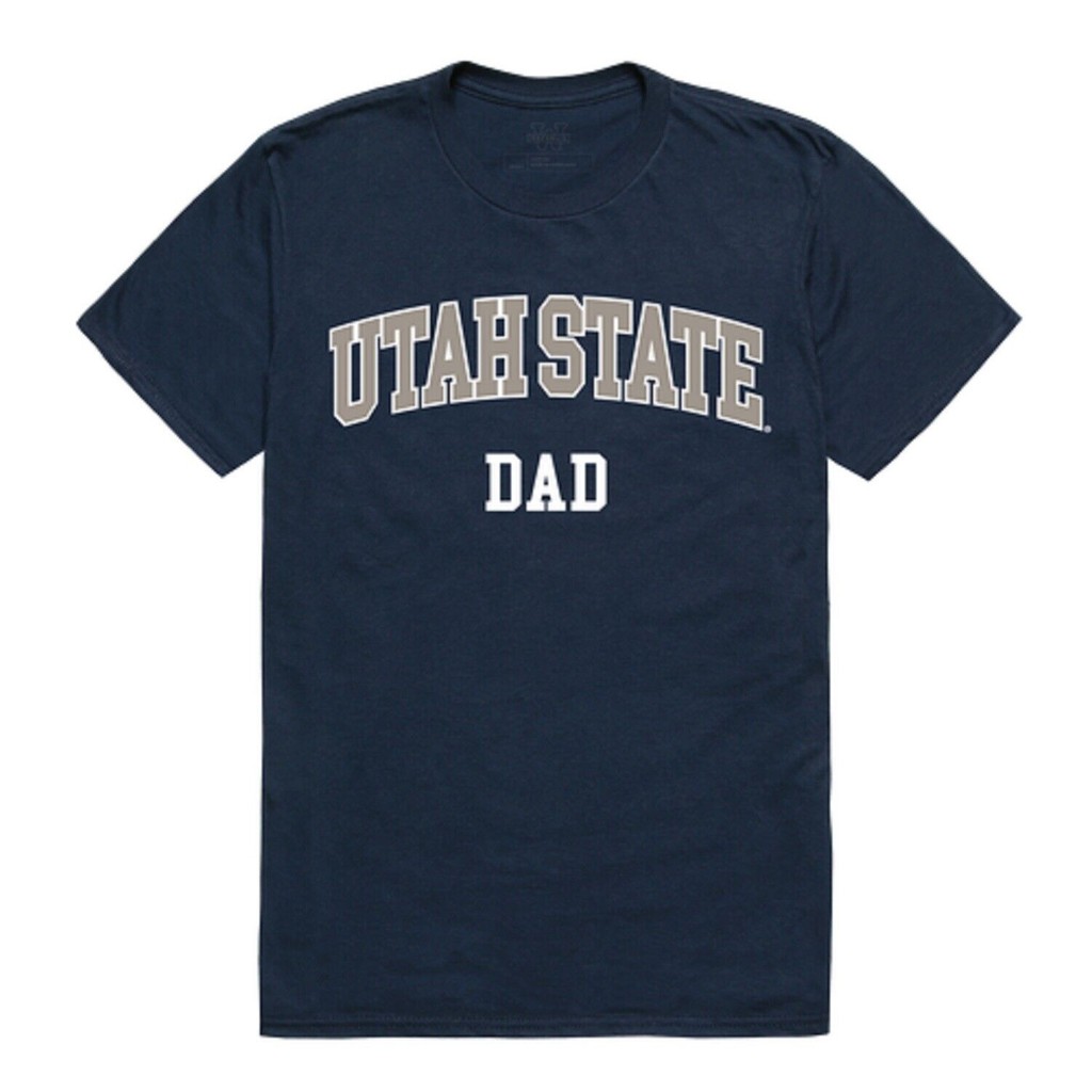 Utah State University Agggie Usu Dad Father Ncaa Cotton Tee T Shirt