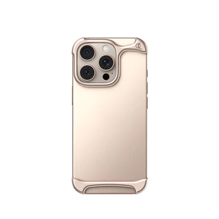 Arc Pulse อลูมิเนียมกันชนอลูมินาขัดเงินไทเทเนียมขัดเงาทองไทเทเนียมสําหรับ IPhone 17 16 14 15 Plus 13 Pro Max กรณี