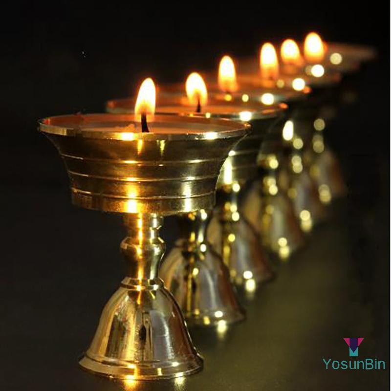 Yosunbin] ที่วางโลหะผสมทองแดงสีทองหลายขนาด Candelabrum ตกแต่งบ้านใหม่