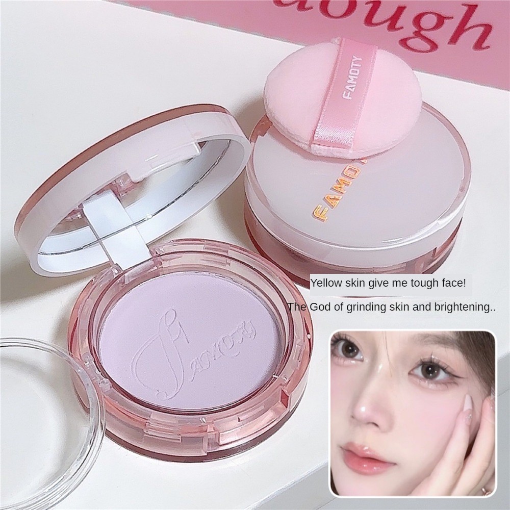 ฟรี ของขวัญFAMOTY Soft Focus Setting Powder คอนซีลเลอร์ธรรมชาติ Long-lasting Matte Makeup Setting Loose Powder - รูปที่ 3