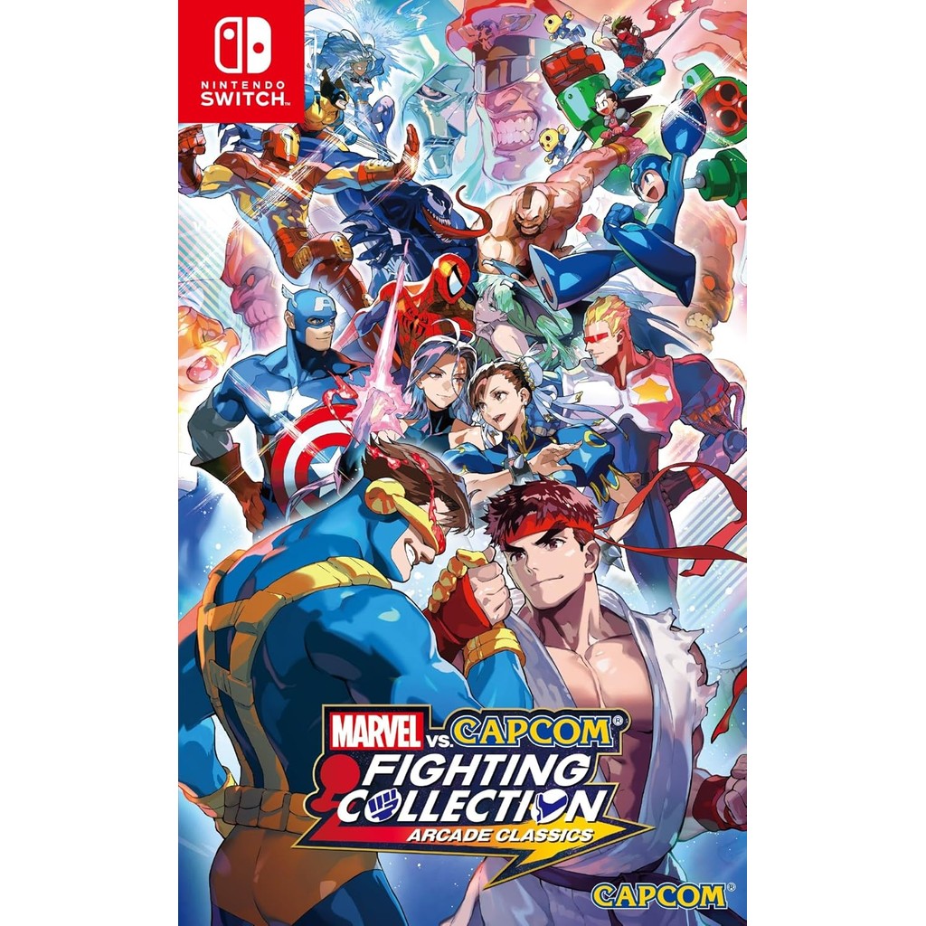 แผ่นเกม Nintendo Switch Marvel vs. Capcom Fighting Collection Arcade Classics | แท้มือ1 | Zone2 ญี่ป