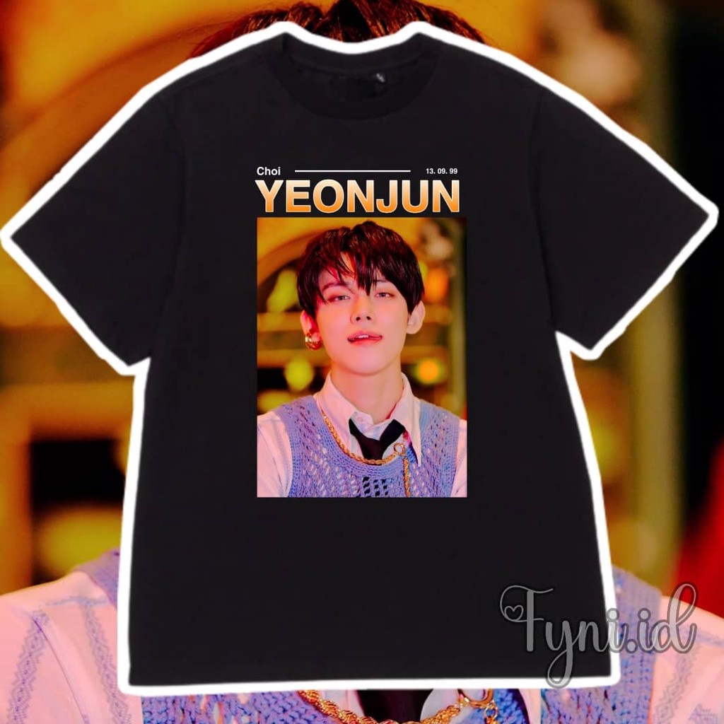 เสื้อยืดพิมพ์ลายโปสเตอร์ขนาดเล็ก TXT