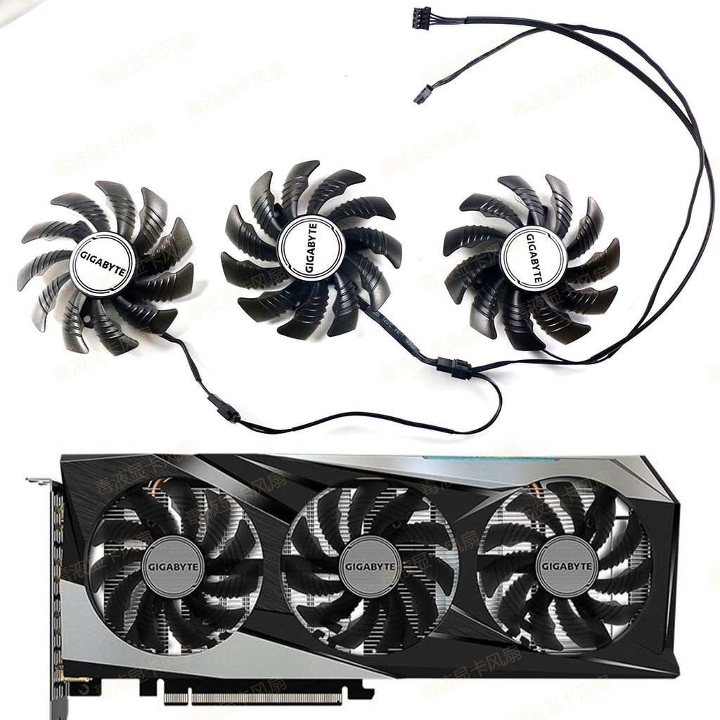 ((GIGABYTE RTX3050 3060 3060ti gaming oc Magic Eagle พัดลมระบายความร้อนการ์ดกราฟิก