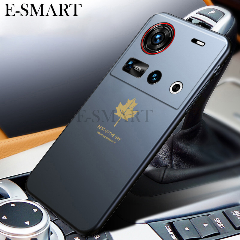 สําหรับ ZTE Nubia Z60 Ultra Case ออกแบบใหม่ Anti-Slippery Drop Smooth Maple Leaf Shape สําหรับ ZTE N