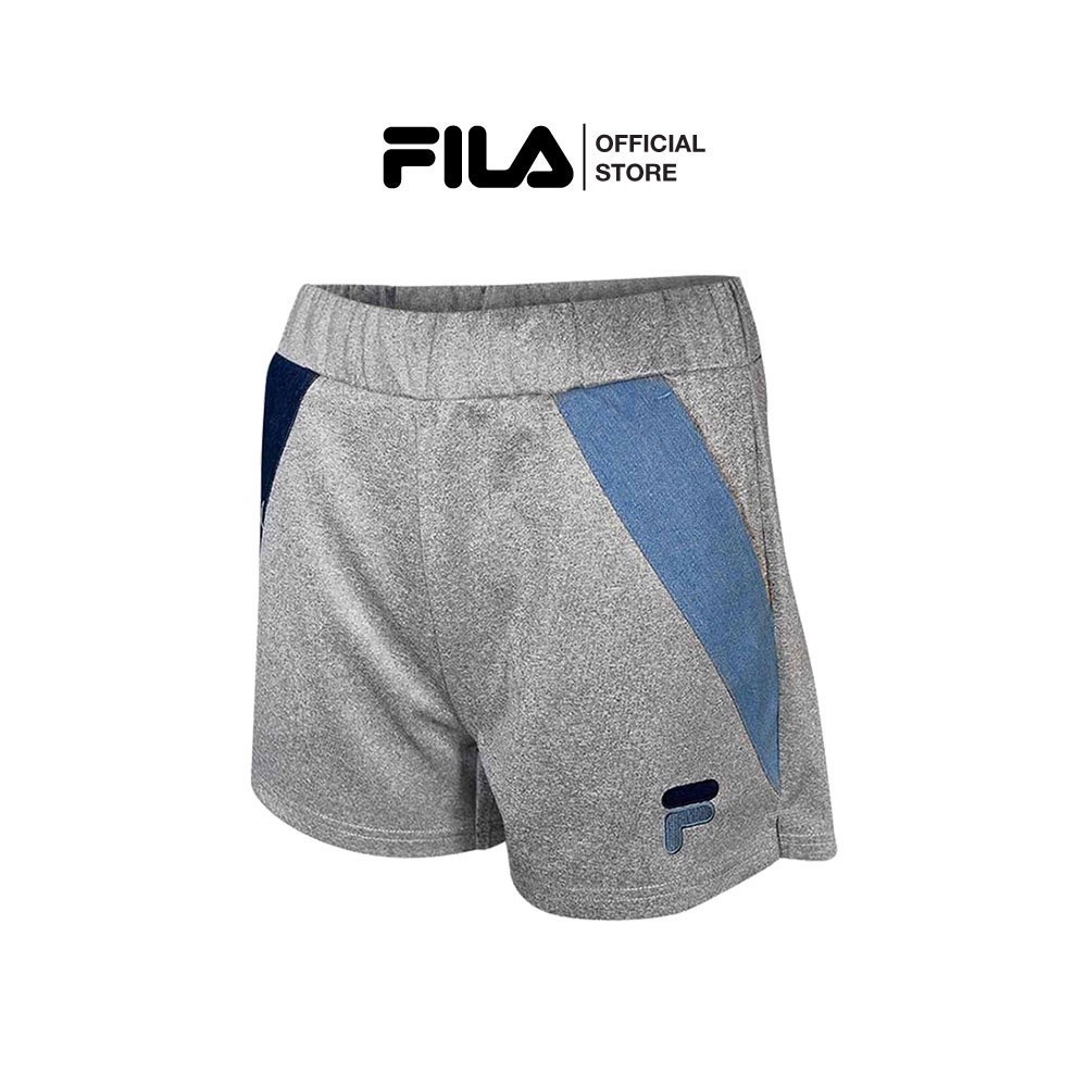 FILA กางเกงลำลองขาสั้นผู้หญิง Denim รุ่น SHA230705W - GREY