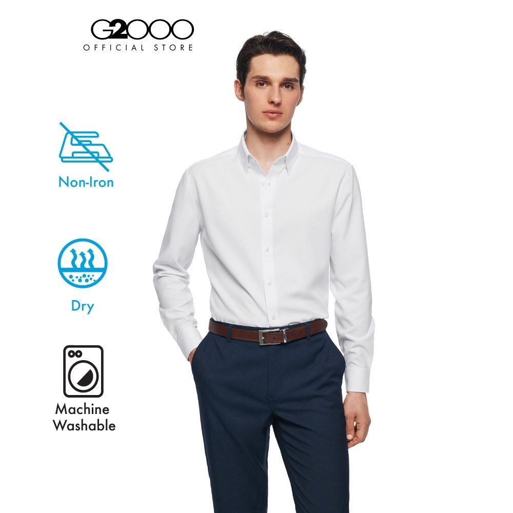 G2000 เสื้อเชิ้ตแขนยาวแบบทางการ สำหรับผู้ชาย รุ่น 3612263200 WHITE