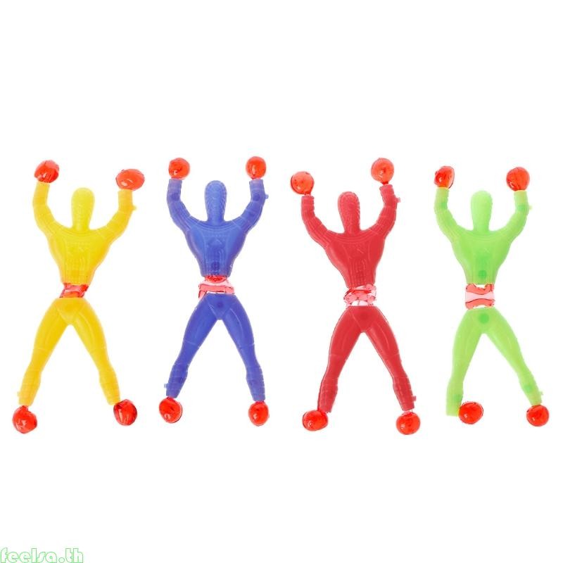 Feela Multicolored Sticky Wall ClimbingRolling Men สําหรับงานปาร์ตี้ฮาโลวีน
