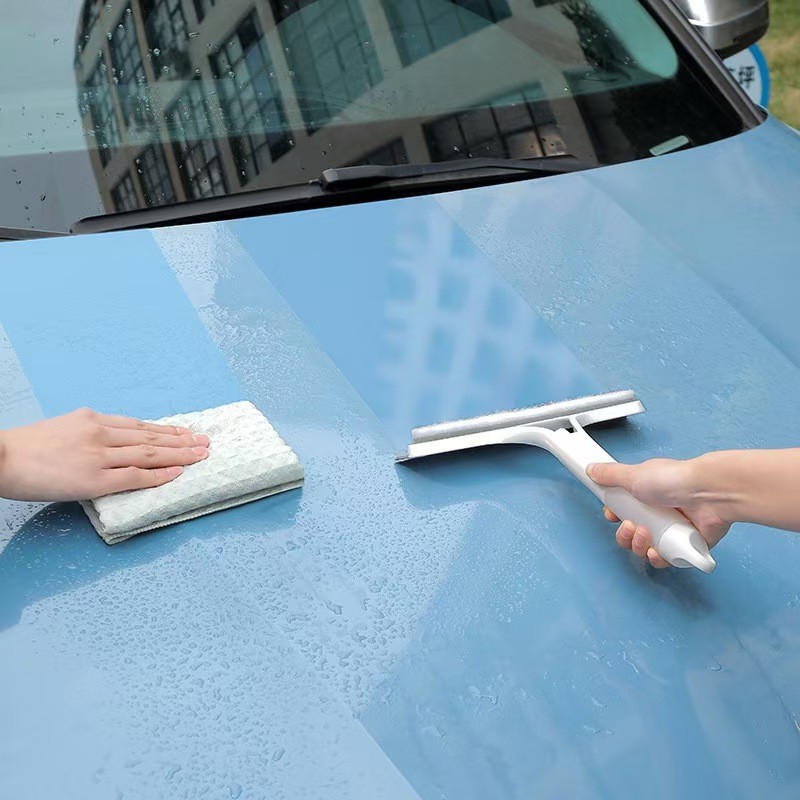 Crystal ไม้เช็ดกระจก ทําความสะอาด ที่ขูด พลั่ว กระเบื้อง ช่องว่าง เครื่องมือเติมยาแนว ขูด ฟิล์มรถยนต์กระจก ปาดน้ํา ของดี - รูปที่ 2