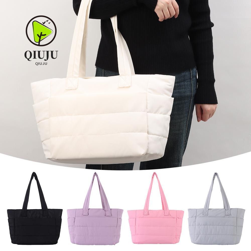 Qiju Tote Bag, Casual Large Capacity Women Handbag, Fashion Multi Pockets Commuting Bags For Travel Work Beach Gym Store