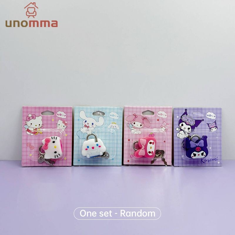 🎈กุญแจ แม่กุญแจลายการ์ตูนน่ารัก แม่กุญแจ พร้อมส่งในไทย unomma