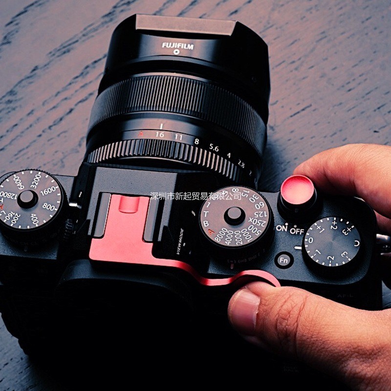 Metal Thumb Grip Holder Hand Grip สําหรับ Fuji XT1/XT2/XT3/XT4/XT5 กล้องยึดนิ้วหัวแม่มือที่ปลอดภัยพร้อมฟังก์ชั่นฝาครอบรองเท้าร้อน