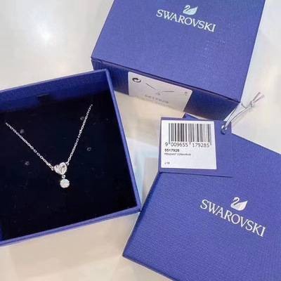 Swarovski LIFELONG HRT Love Bright Chic Elegant หญิงสร้อยคอ Love รอบเพชรสร้อยคอ Elegant จี้ Clavicle