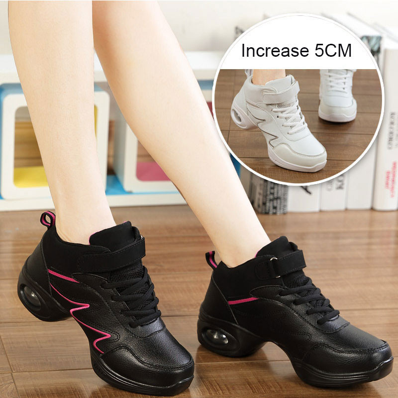 รองเท้าเต้นรําสําหรับผู้หญิงและผู้ชาย Breathable Soft Sole Jazz Zumba Gym รองเท้ารองเท้าผ้าใบ