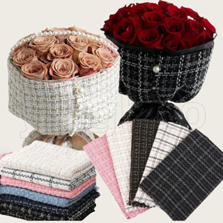 ทอผ้าหยาบช่อดอกไม้บรรจุภัณฑ์ ผ้า,อุปกรณ์ห่อดอกไม้สําหรับดอกไ…