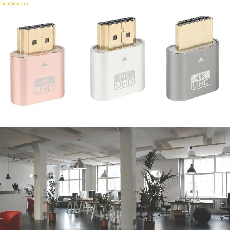 Virtual Display Adapter Display Emulator Video Card Lock Plate for BTC-Mining